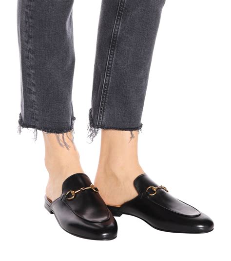 gucci slippers nep|Women's Princetown slipper in black GG leather .